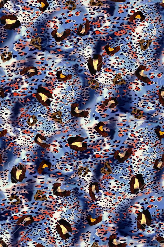 豹纹印花华亿平台图片