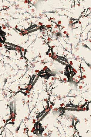 旗袍印花华亿平台图片