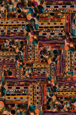 民族风印花华亿平台图片