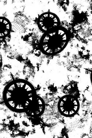 抽象男装印花华亿平台图片