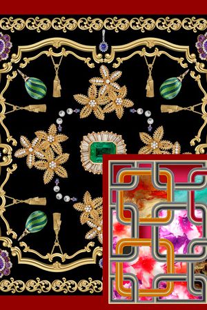 时尚印花华亿平台图片