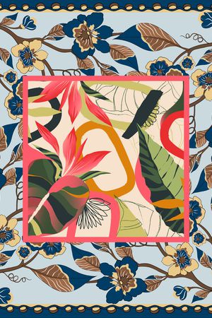 时尚印花华亿平台图片