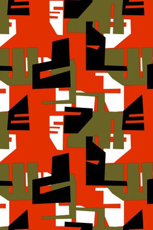 几何印花华亿平台图片