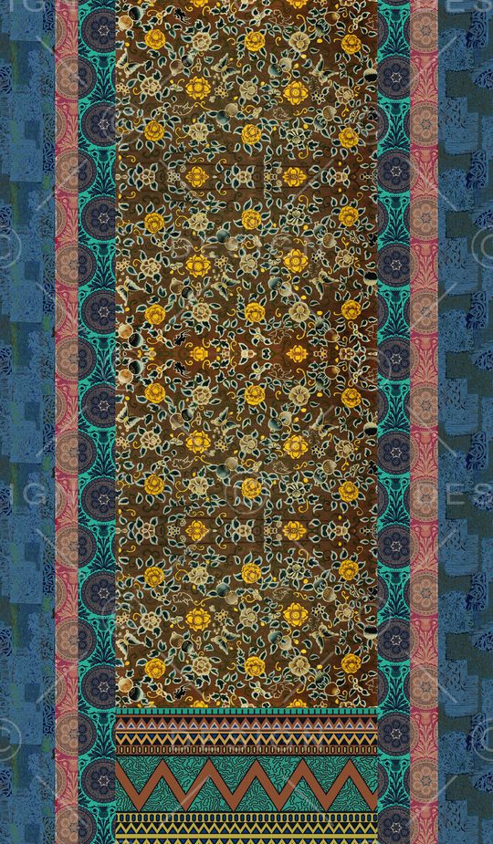 民族风印花华亿平台图片