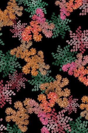 绿植树叶印花华亿平台图片