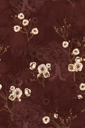 梅花印花华亿平台图片