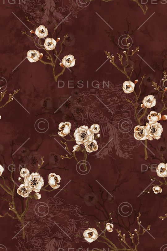 梅花印花华亿平台图片