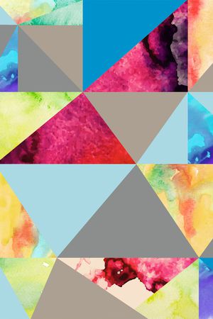 几何印花华亿平台图片