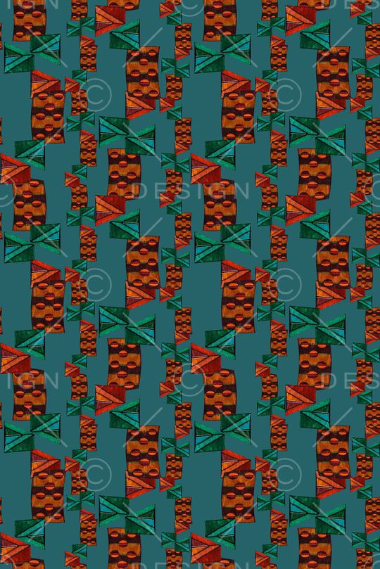 几何印花华亿平台图片