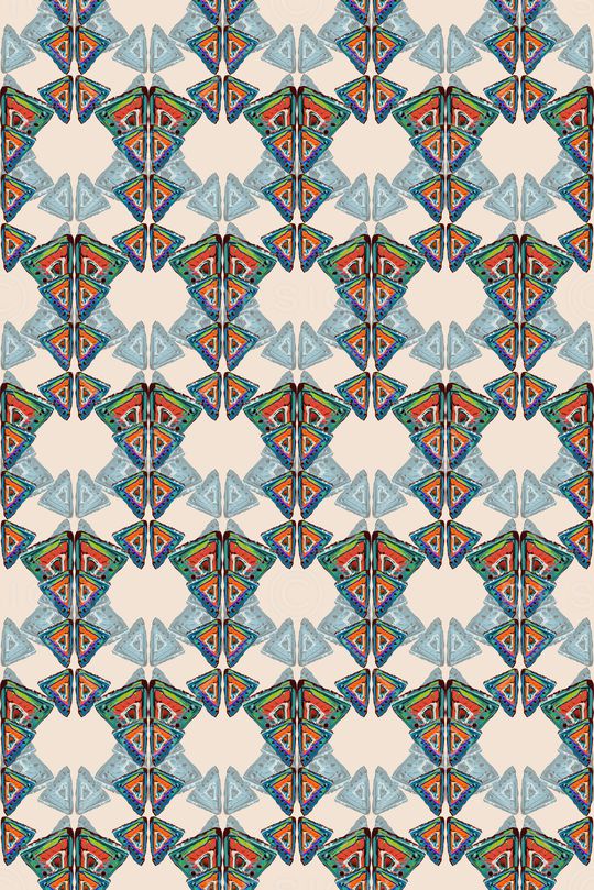 几何印花华亿平台图片