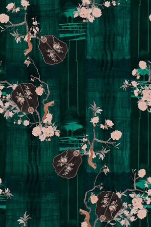 香云纱印花华亿平台图片