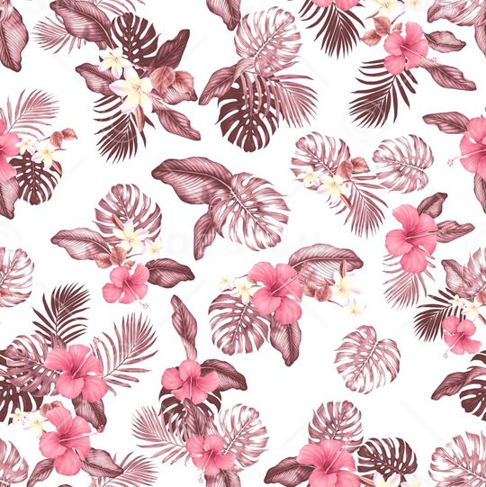 绿植树叶印花华亿平台图片