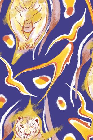 插画印花华亿平台图片