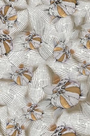 抽象花卉印花华亿平台图片