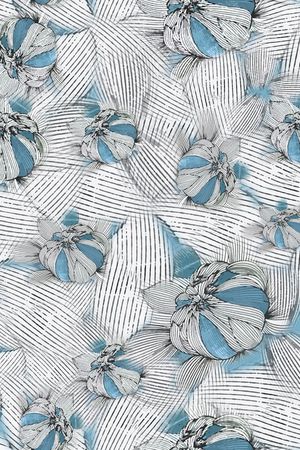 抽象花卉印花华亿平台图片