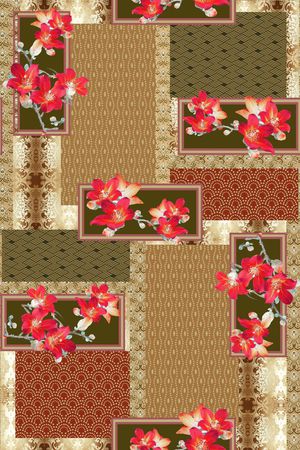 民族风印花华亿平台图片