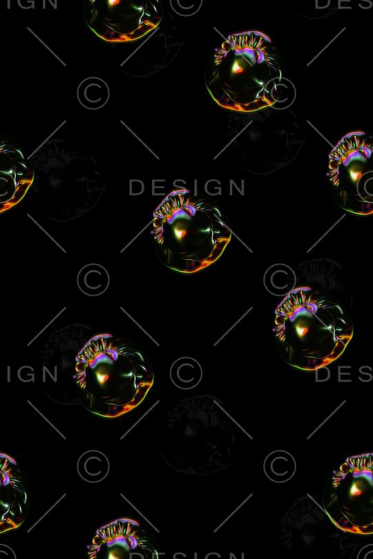 几何波点印花华亿平台图片