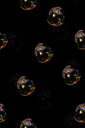 几何波点印花华亿平台图片