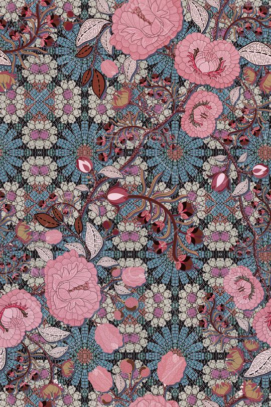 几何印花华亿平台图片