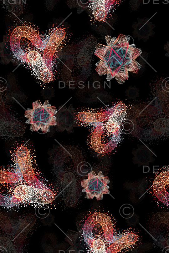 炫彩结构印花华亿平台图片