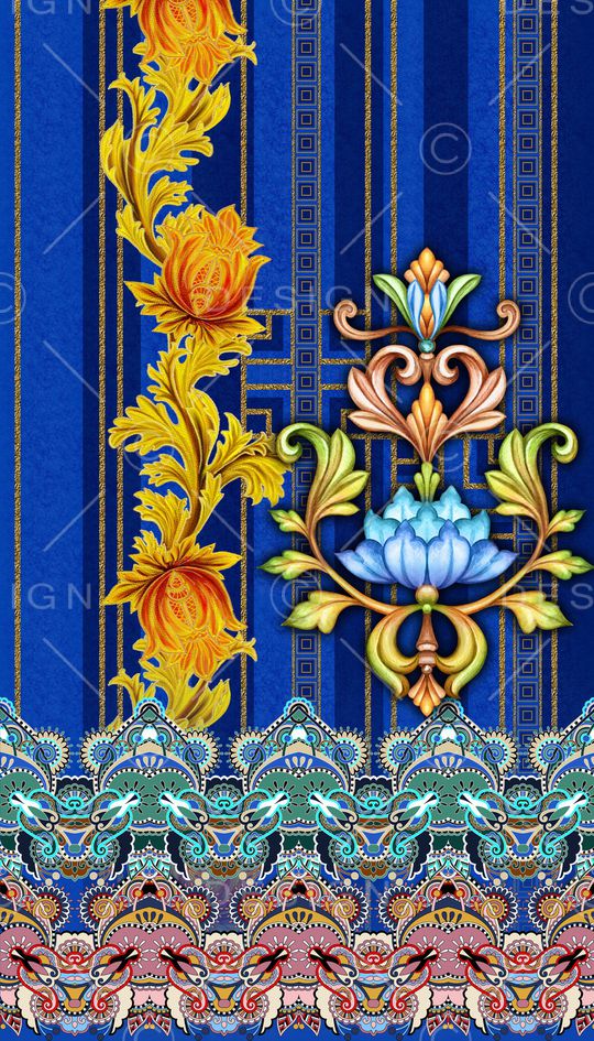 连衣裙印花华亿平台图片