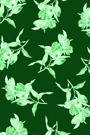 绿植树叶印花华亿平台图片