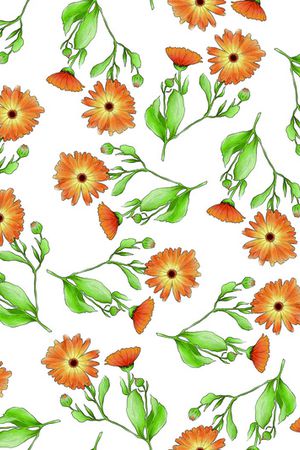 绿植树叶印花华亿平台图片