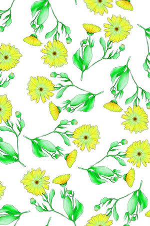 绿植树叶印花华亿平台图片