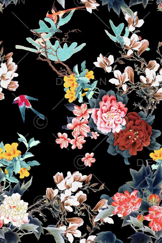 鸟印花华亿平台图片