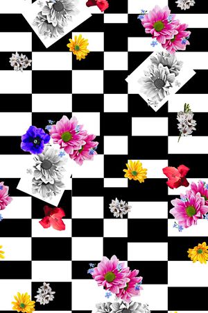 几何印花华亿平台图片