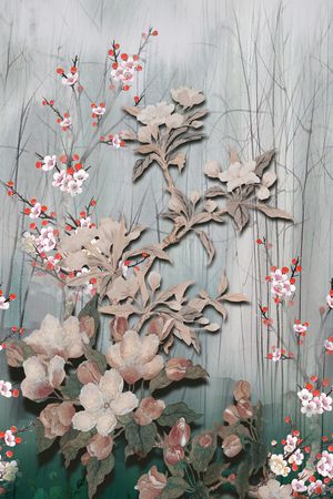 女装定位花印花华亿平台图片