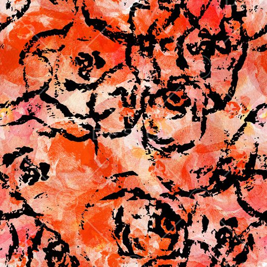 水彩印花华亿平台图片