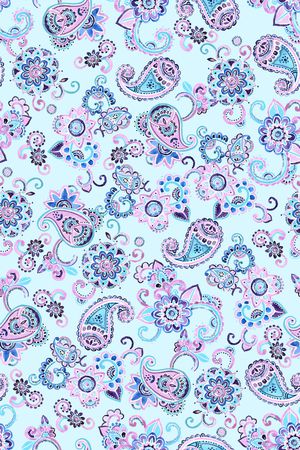 佩斯利印花华亿平台图片