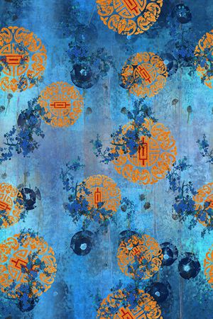 几何印花华亿平台图片