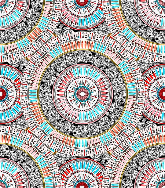 几何印花华亿平台图片