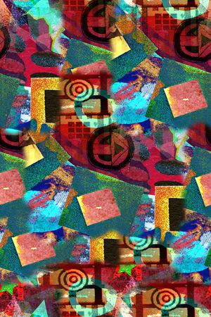 复古印花华亿平台图片