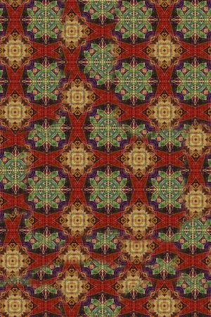 复古印花华亿平台图片