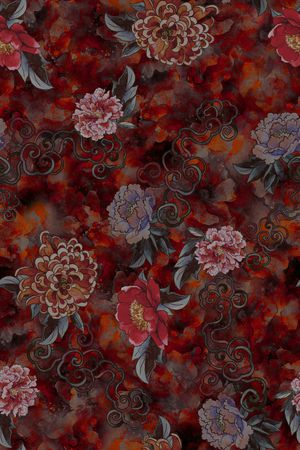 香云纱印花华亿平台图片