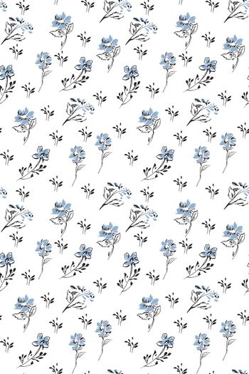 蓝色印花华亿平台图片