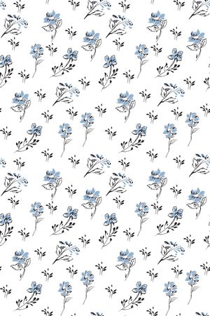 蓝色印花华亿平台图片