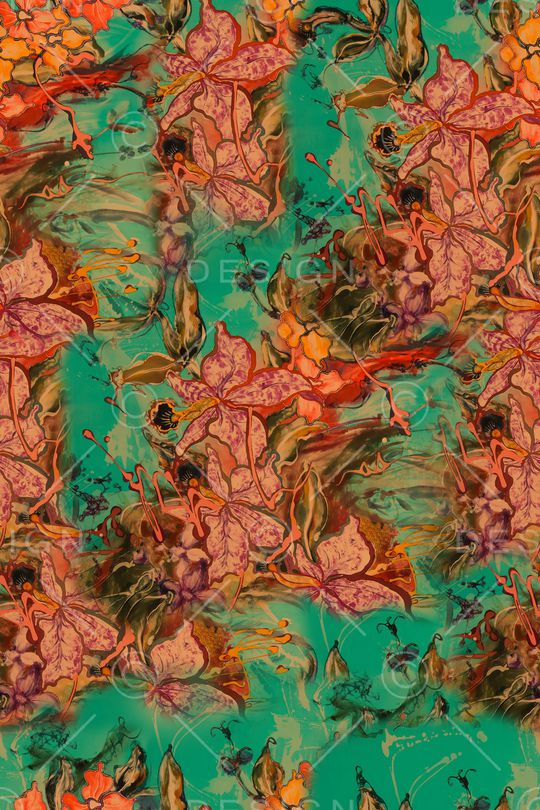 复古印花华亿平台图片