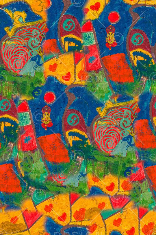 复古印花华亿平台图片