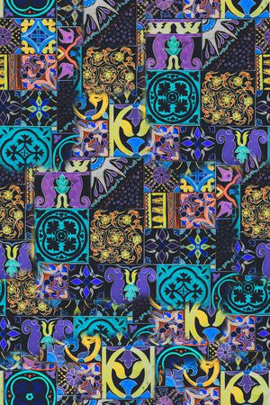 复古印花华亿平台图片