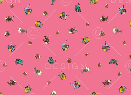 鱼印花华亿平台图片