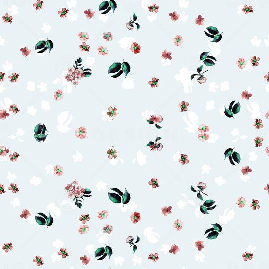 满版散花印花华亿平台图片