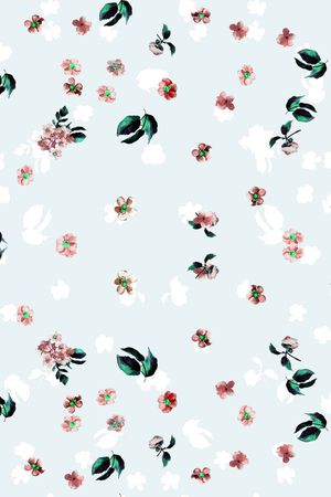 满版散花印花华亿平台图片