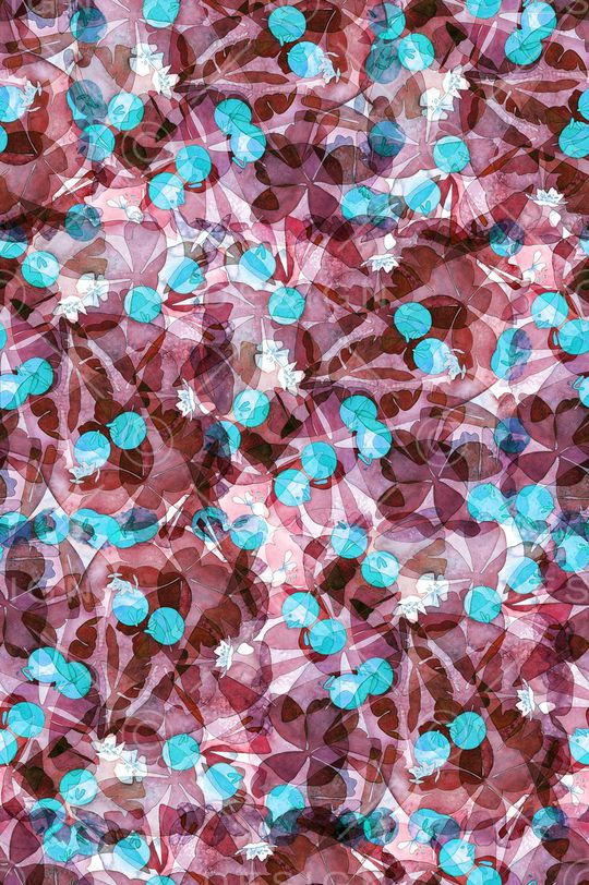 绿植树叶印花华亿平台图片