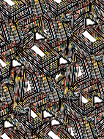 几何印花华亿平台图片