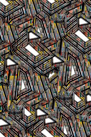 几何印花华亿平台图片