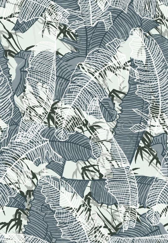 绿植树叶印花华亿平台图片